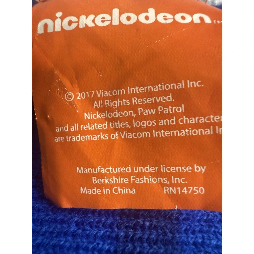Youth nickelodeon paw patrol blue and yellow scarf